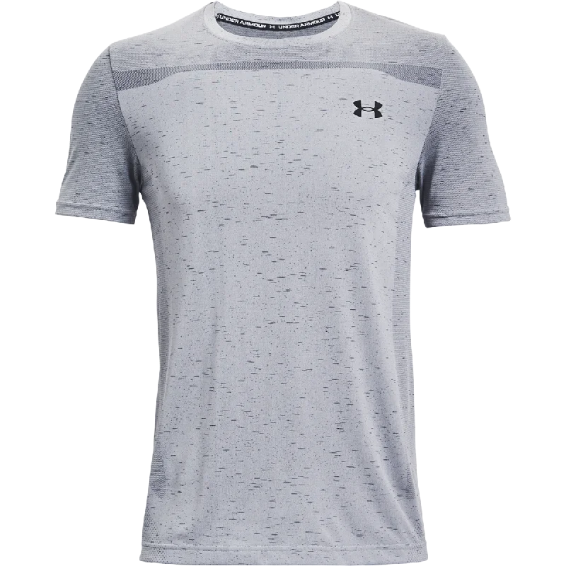 Men's Thermal - Lined Casual Shirts in Black for Added Warmth in Cold WeatherMen's UA Seamless Short Sleeve