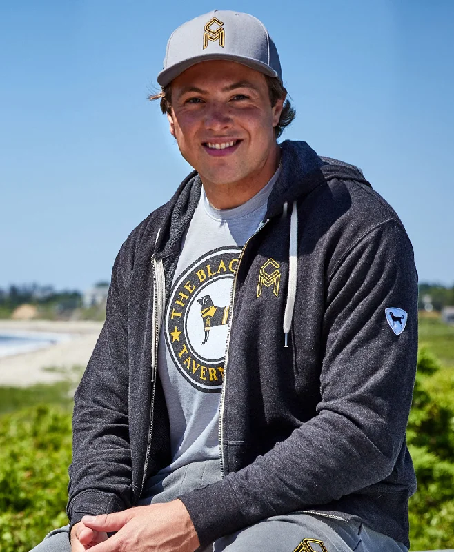 Men's Stretch - Fabric Casual Shirts in Navy Blue for a Comfortable and Flexible FitAdult Charlie McAvoy Terry Full Zip Hoodie