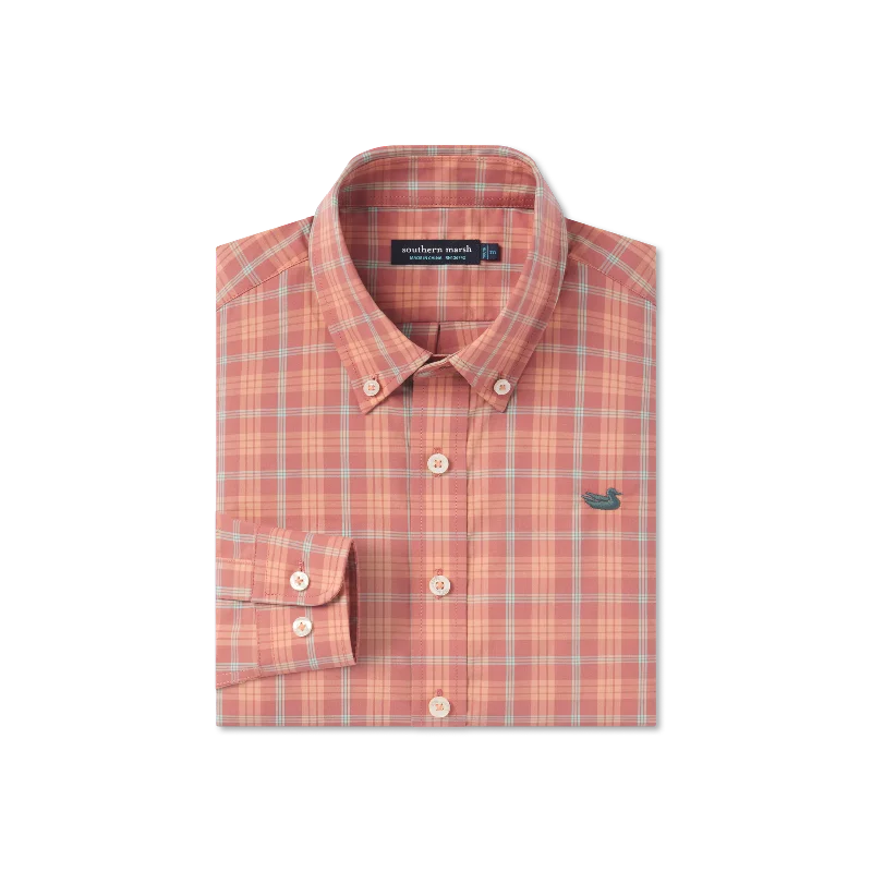 Men's Retro - Style Hawaiian Print Casual Shirts in Bold Patterns for a Tropical VacationYouth Middleton Windowpane Dress Shirt