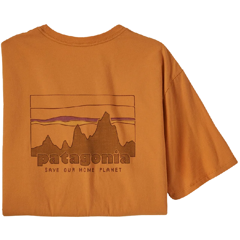Men's Two - Tone Contrast Panel Casual Shirts in White and Navy for a Stylish and Eye - Catching DesignMen's '73 Skyline Organic T-Shirt