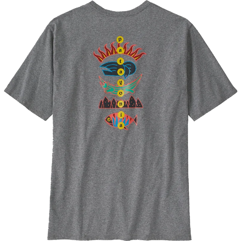 Men's Graphic - Printed Casual Shirts with Pop - Culture References for a Fun and Stylish LookMen's Fitz Roy Wild Responsibili-Tee