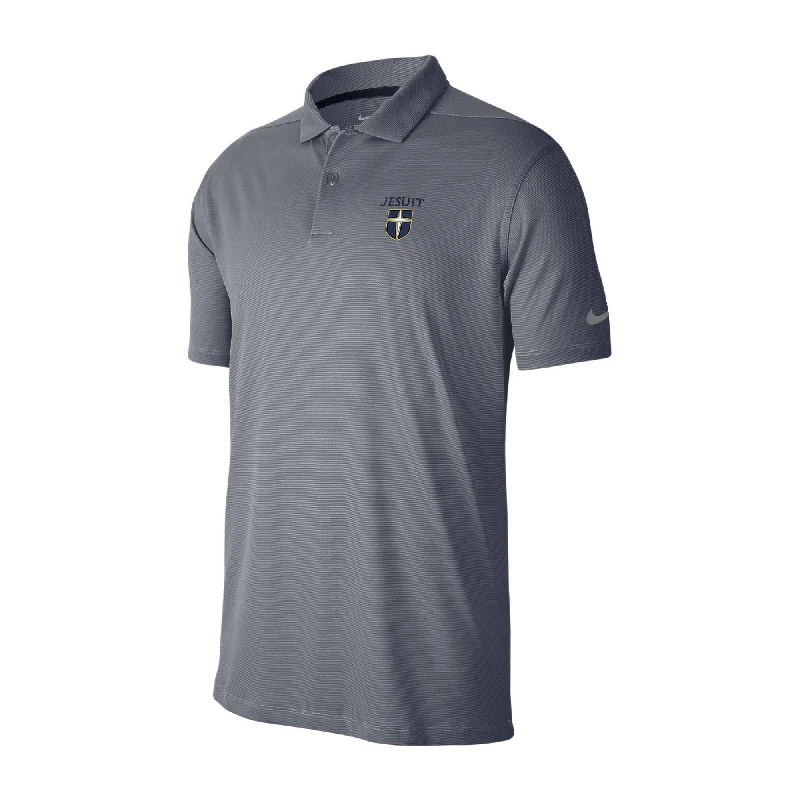 Men's two - tone stripe polo shirts with a preppy styleNike Victory Texture Polo