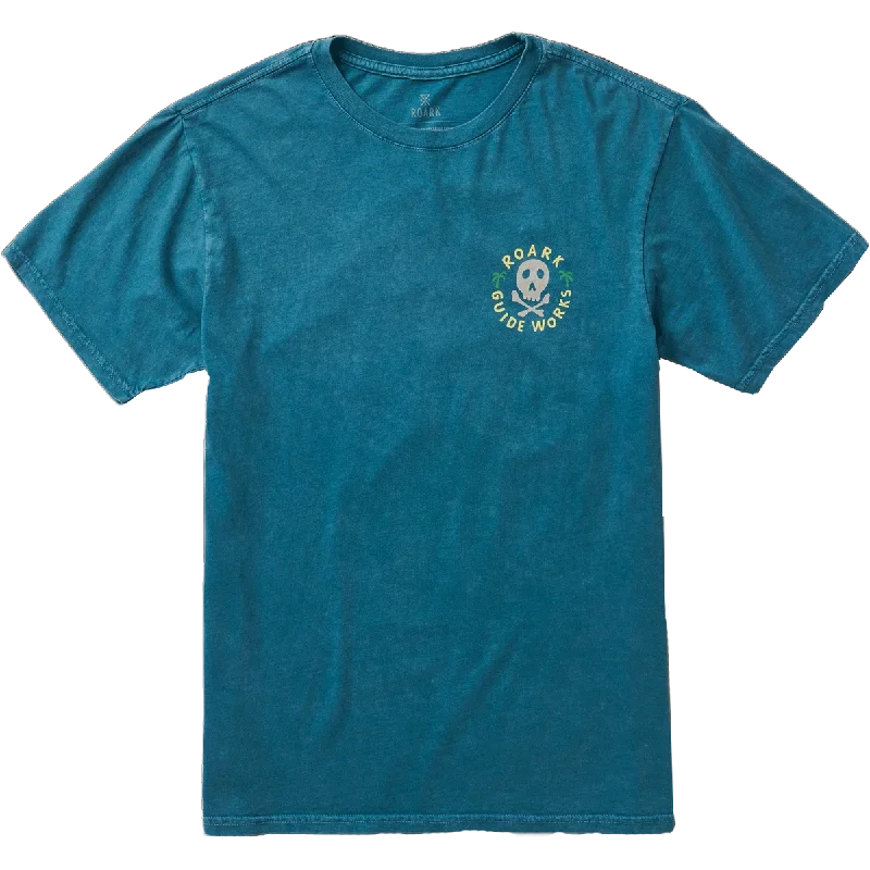 Men's Button - Down Oxford Casual Shirts in Crisp White for a Classic and Versatile StyleGuideworks Skull Tee