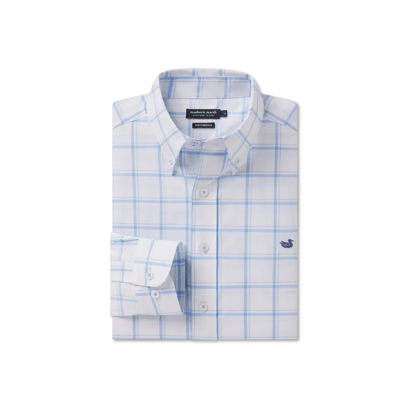 Men's Moisture - Wicking Performance Fabric Casual Shirts for Outdoor ActivitiesPalmer Performance Dress Shirt