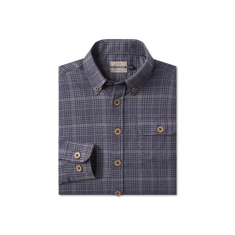 Men's Retro - Style Hawaiian Print Casual Shirts in Bold Patterns for a Tropical VacationYouth Montevallo Houndstooth Flannel