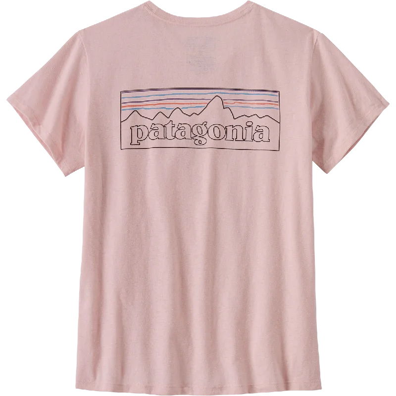 Men's Distressed Denim Casual Shirts with Frayed Edges for a Trendy and Rugged LookWomen's P-6 Logo Responsibili-Tee