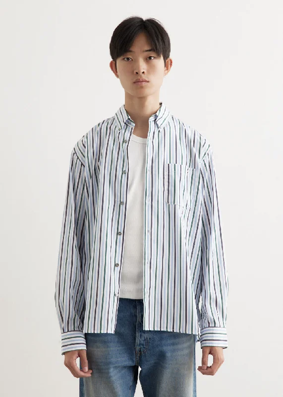Men's ribbed cuffs and hem polo shirts for a textured lookMateo Logo Shirt