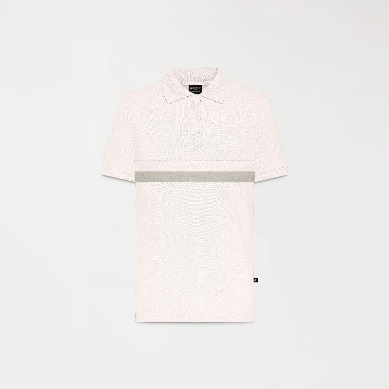 Men's luxury cashmere blend polo shirts in solid colorsSTRYGAN POLO MEN MOONBEAM
