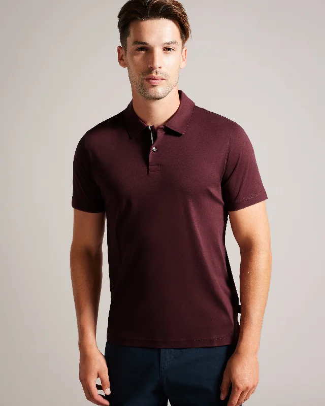 Men's antimicrobial polo shirts for odor - free daily wearZeiter Short Sleeve Slim Soft Touch Polo Maroon