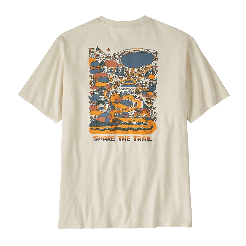 Men's Button - Down Oxford Casual Shirts in Crisp White for a Classic and Versatile StyleMen's Commontrail Pocket Responsibili-Tee