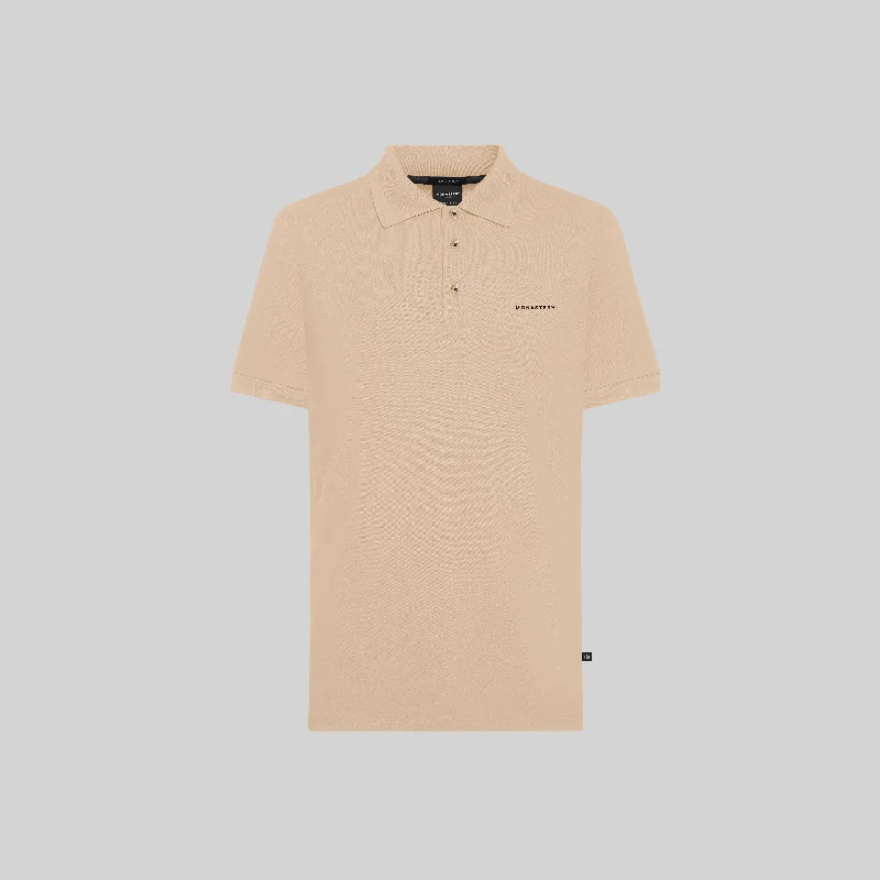 Men's button - down spread collar polo shirts for business casualNEO CAMEL POLO