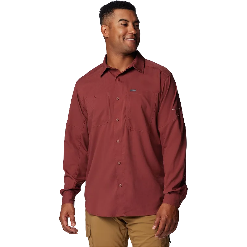 Men's Graphic - Printed Casual Shirts with Pop - Culture References for a Fun and Stylish LookMen's Silver Ridge Utility Lite Long Sleeve