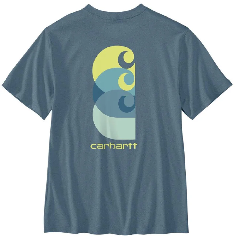 Men's Short - Sleeve Linen Casual Shirts in Light Khaki for a Breathable Summer OptionCarhartt Men's Relaxed Fit Lightweight Pocket Graphic Short Sleeve T-Shirt