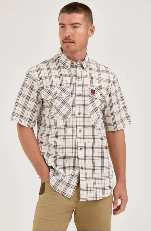 Men's Graphic - Printed Casual Shirts with Pop - Culture References for a Fun and Stylish LookWrangler RIGGS  Men's Workwear Foreman Button-Down Short Sleeve Work Shirt