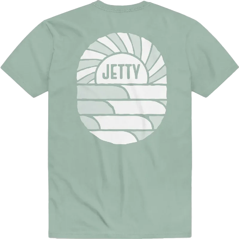 Men's Embroidered Detail Casual Shirts in Beige for a Touch of EleganceMen's Point Break Tee