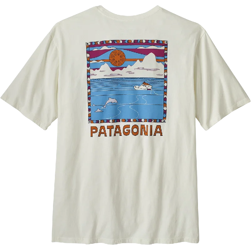 Men's Long - Line Oversized Casual Shirts in Dark Gray for a Relaxed and Modern LookMen's Summits Swell Organic Tee