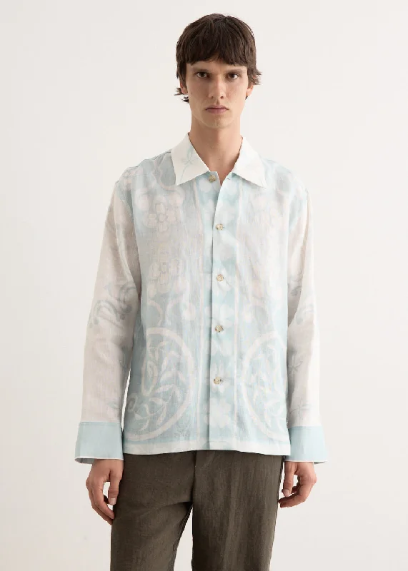 Men's formal - style silk blend polo shirts for special occasionsSeaside Overshirt