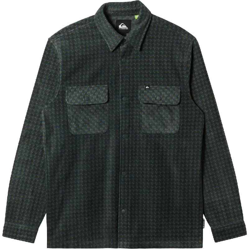 Men's Graphic - Printed Casual Shirts with Pop - Culture References for a Fun and Stylish LookMen's Surf Days Long Sleeve Shacket