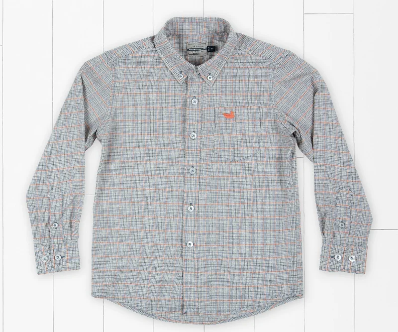 Washed  Slate and Burnt Orange