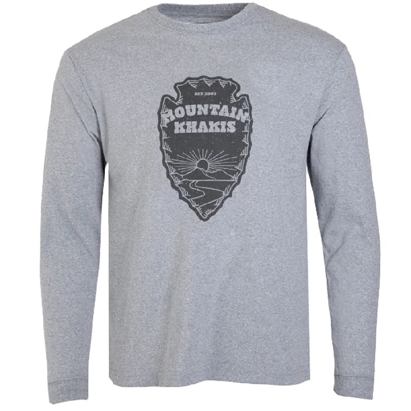 Men's Stretch - Fabric Casual Shirts in Navy Blue for a Comfortable and Flexible FitMen's MK Arrowhead Long Sleeve T-Shirt