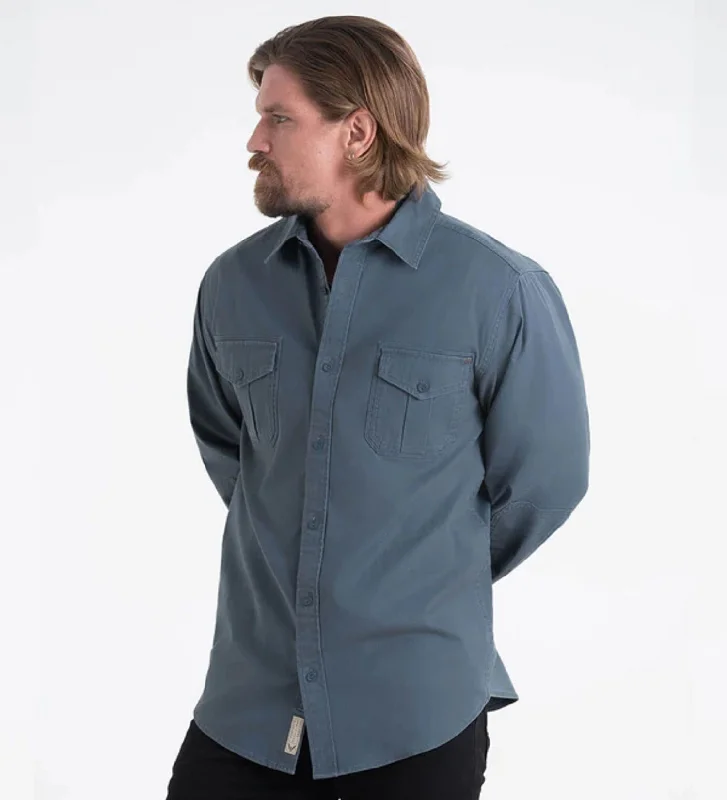 Men's Button - Down Oxford Casual Shirts in Crisp White for a Classic and Versatile StyleThorogood Men's Heavyweight Utility Stretch Button-Down Work Shirt