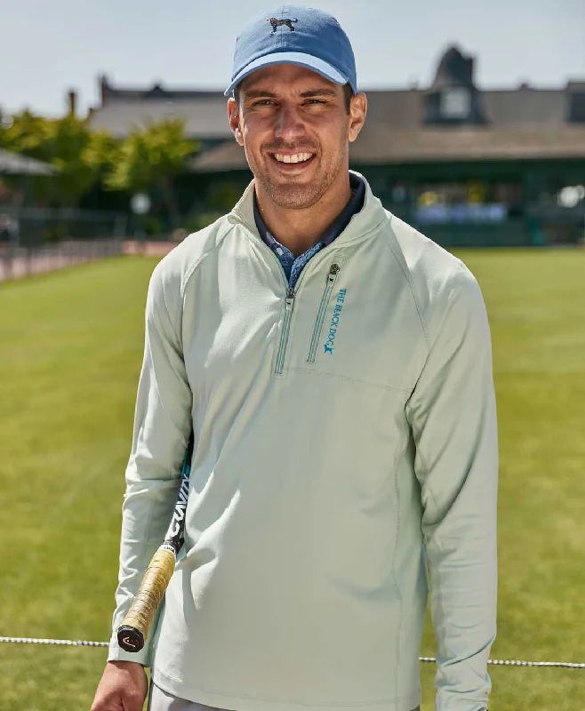Men's Organic Cotton Casual Shirts with a Soft Handfeel for Everyday ComfortMens Mizzen Quarter Zip SPF50