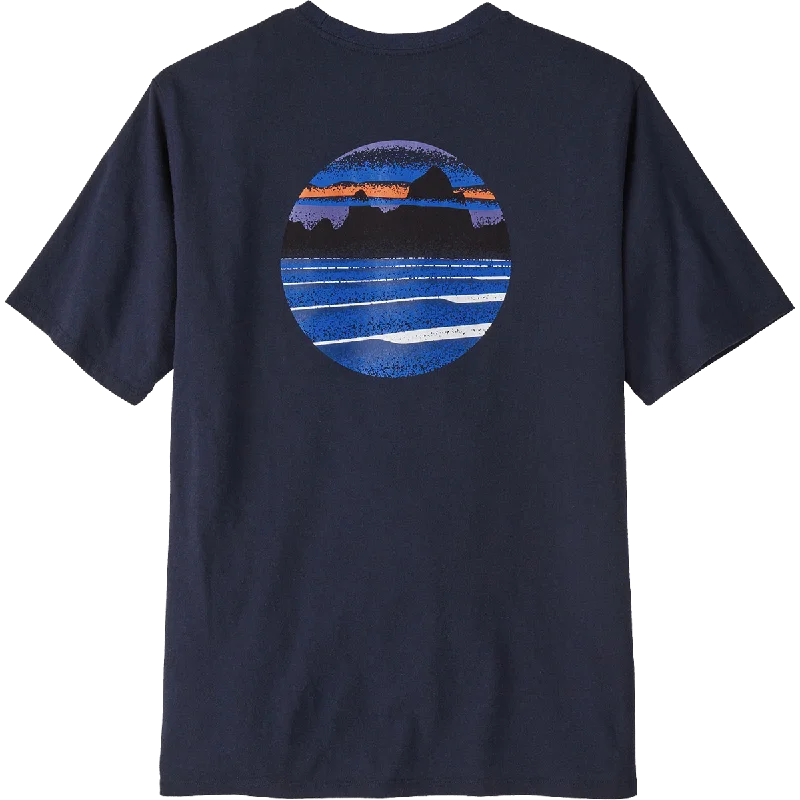 Men's Tailored Fit Checkered Casual Shirts in Multicolor for a Smart - Casual EnsembleMen's Skyline Stencil Responsibili-Tee