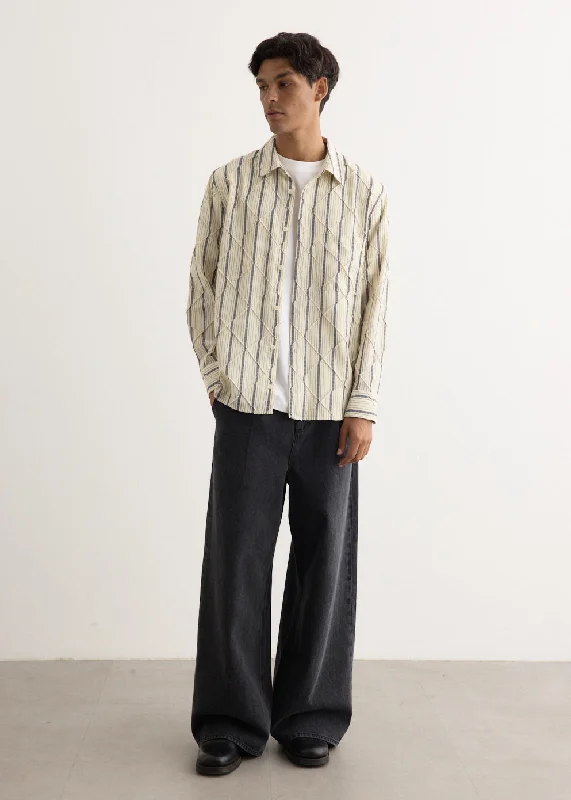 Men's color - block polo shirts with a bold fashion statementCave Relaxed Shirt