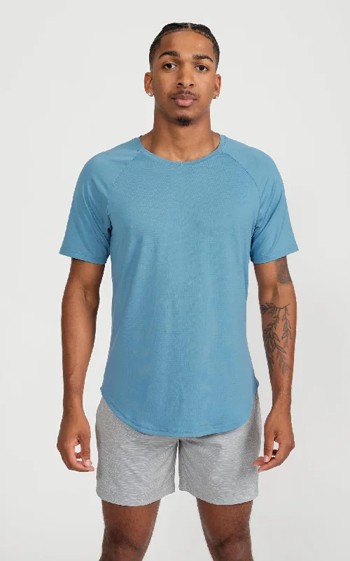 Men's Stretch - Fabric Casual Shirts in Navy Blue for a Comfortable and Flexible FitMen's Lux-Tech Shirt in Spring Lake