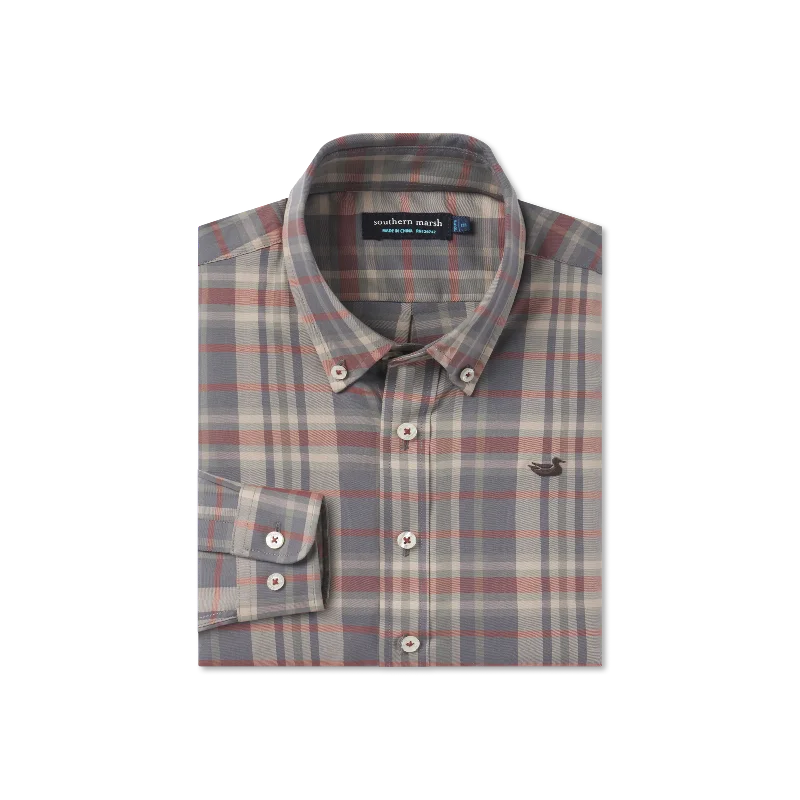 Men's Thermal - Lined Casual Shirts in Black for Added Warmth in Cold WeatherYouth Blanco Plaid Dress Shirt
