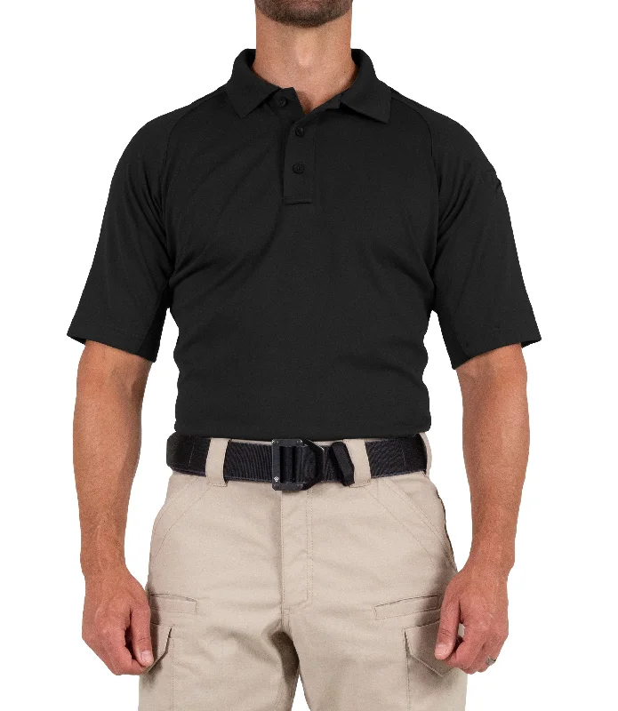 Plus Size Men's Plaid Flannel Casual Shirts in Earth Tones for a Cozy Fall OutfitMen's Performance Short Sleeve Polo