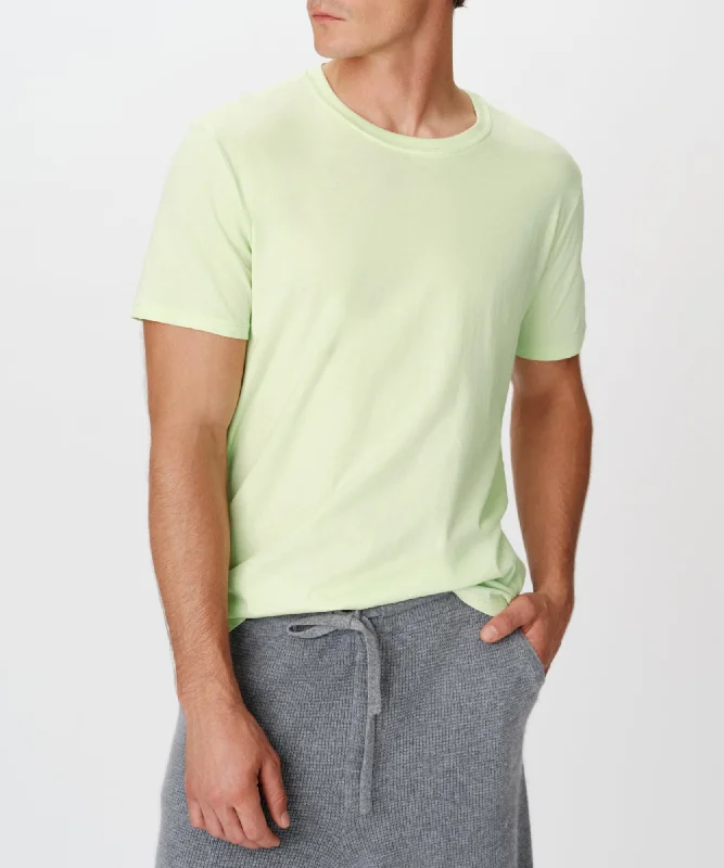 Men's Button - Down Oxford Casual Shirts in Crisp White for a Classic and Versatile StyleClassic Jersey Short Sleeve Crew Neck Tee - Mint Tint