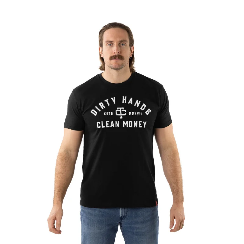 Men's Tailored Fit Checkered Casual Shirts in Multicolor for a Smart - Casual EnsembleTroll Co. Men's "Dirty Hands Clean Money" Classic Short Sleeve T-Shirt