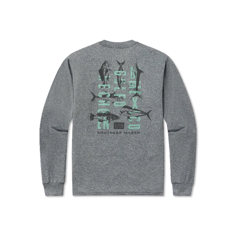 Men's Thermal - Lined Casual Shirts in Black for Added Warmth in Cold WeatherFieldTec™ Featherlight Tee - Hecho Stamp - Long Sleeve