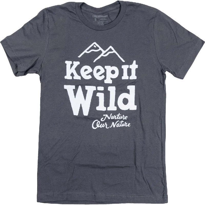 Men's Distressed Denim Casual Shirts with Frayed Edges for a Trendy and Rugged LookKeep It Wild Unisex Tee