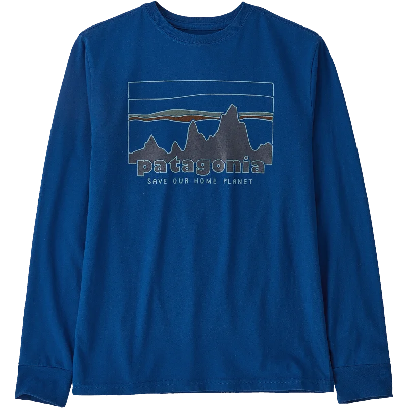 Men's Slim - Fit Printed Floral Casual Shirts in Pastel Colors for a Spring - Inspired VibeYouth Long-Sleeved Regenerative Organic Cotton Graphic T-Shirt