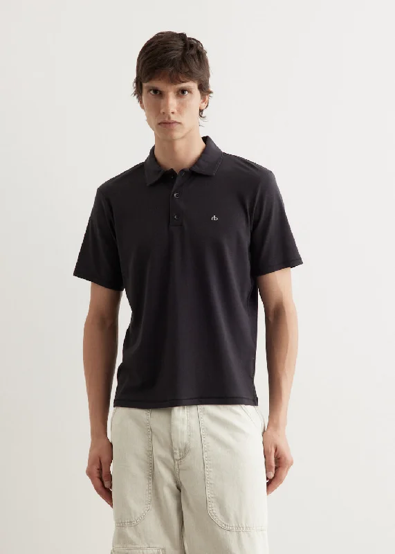 Men's button - down spread collar polo shirts for business casualPima Polo Shirt