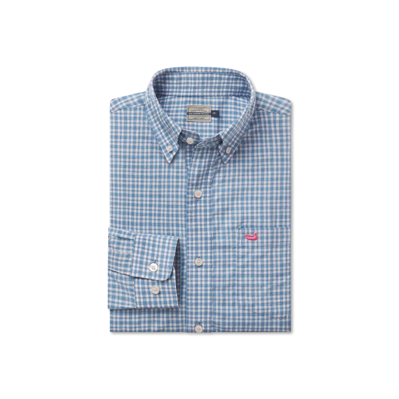 Men's Slim - Fit Printed Floral Casual Shirts in Pastel Colors for a Spring - Inspired VibeMattox Relaxed Check Dress Shirt
