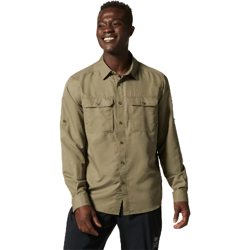 Men's Button - Down Oxford Casual Shirts in Crisp White for a Classic and Versatile StyleMen's Canyon Shirt Long Sleeve