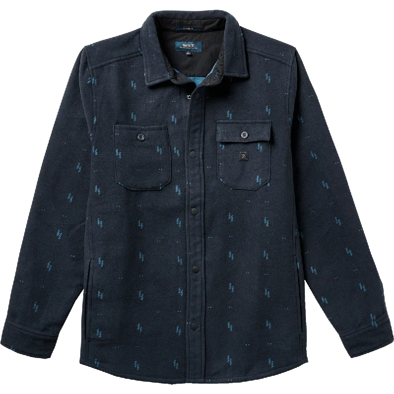 Men's Wrinkle - Resistant Polyester Blend Casual Shirts for Easy Travel and MaintenanceMen's Andes Long Sleeve