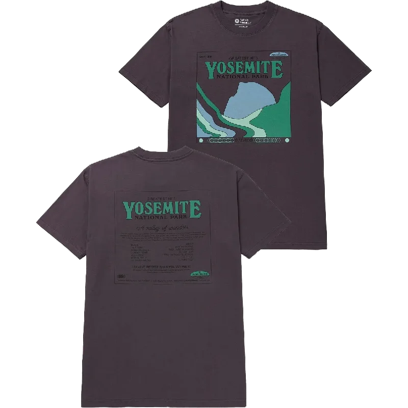 Plus Size Men's Striped Chambray Casual Shirts with a Spread Collar for a Preppy AppearanceYosemite Greatest Hits Tee