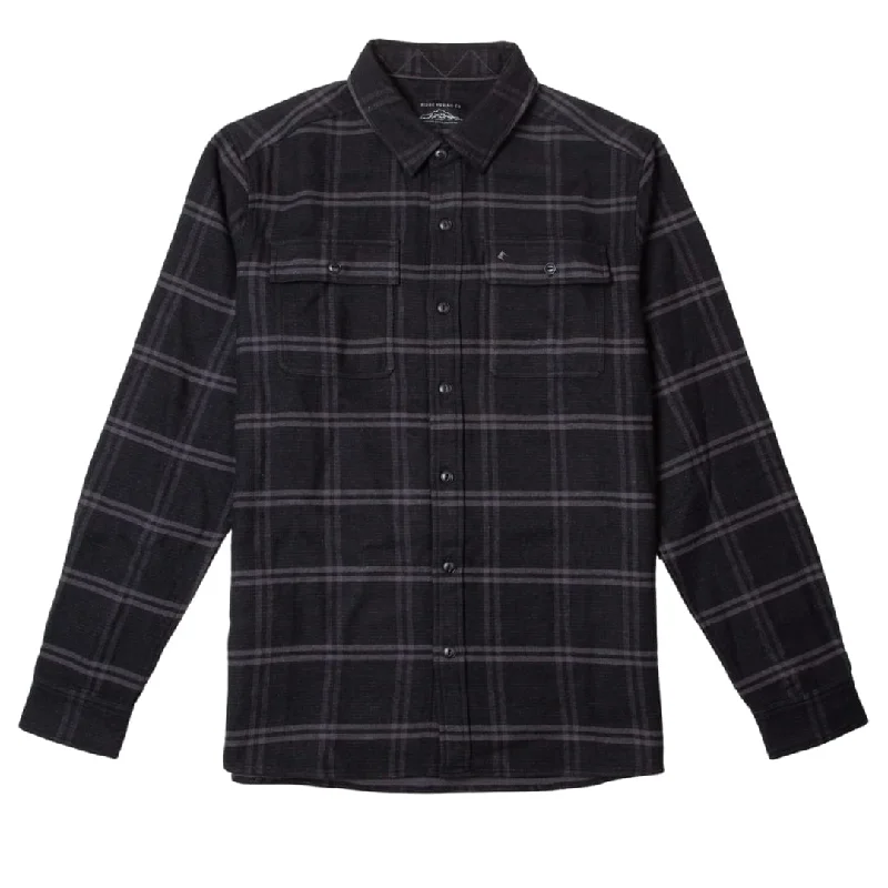 Men's Linen Blend Casual Shirts with Roll - Up Sleeves for a Summer Beach LookMen's Treeline Flannel Overshirt