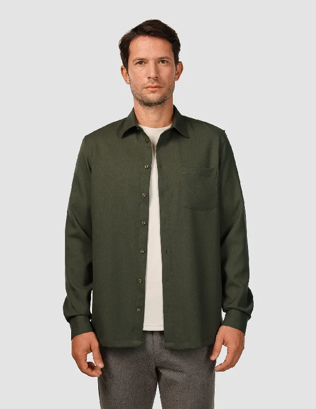 Men's Graphic - Printed Casual Shirts with Pop - Culture References for a Fun and Stylish LookEffortless Shirt Clover Green