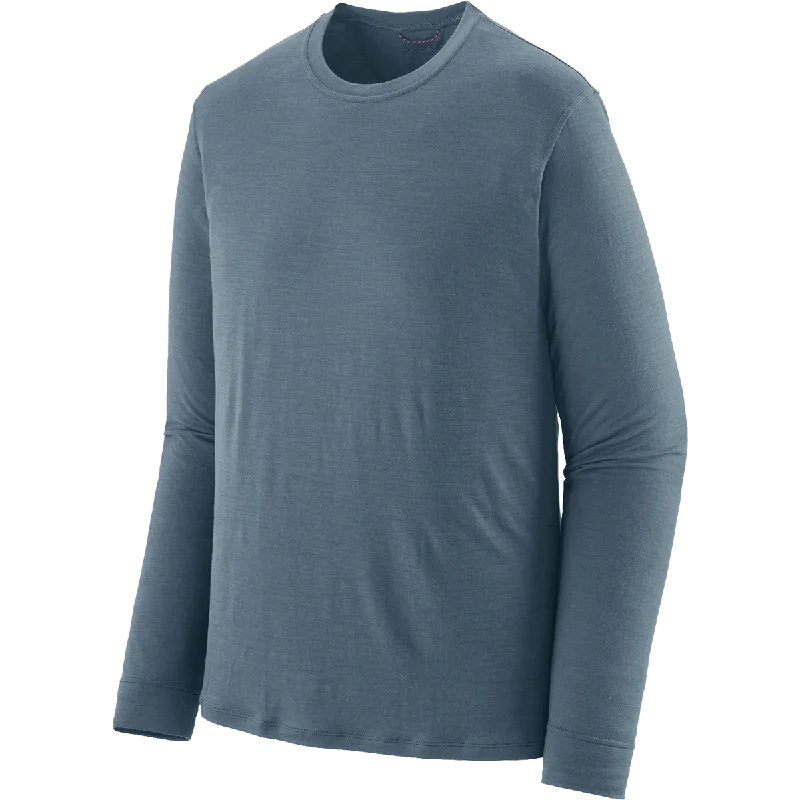 Men's Moisture - Wicking Performance Fabric Casual Shirts for Outdoor ActivitiesMen's Long-Sleeved Capilene Cool Merino Shirt