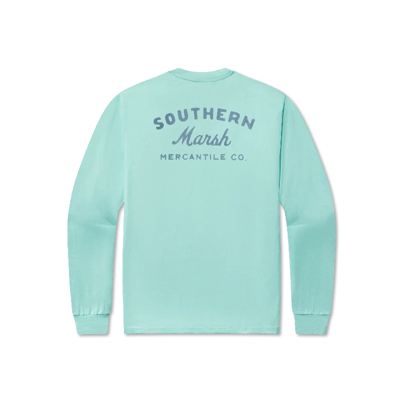 Men's Shearling - Lined Collar Casual Shirts in Brown for a Rustic and Warm AppealFieldTec™ Featherlight Tee - Marsh Mercantile - Long Sleeve