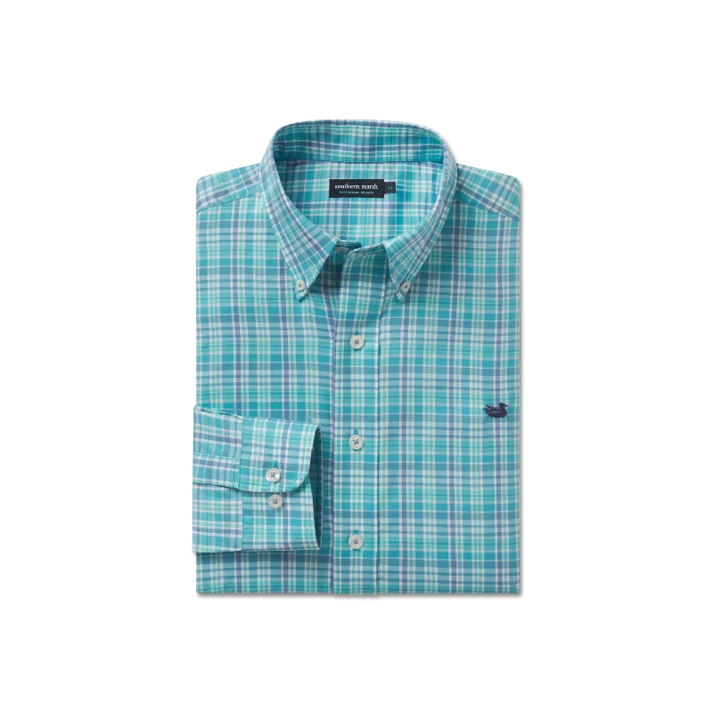 Men's Sustainable Recycled Material Casual Shirts for Eco - Conscious ConsumersHartsville Plaid Dress Shirt