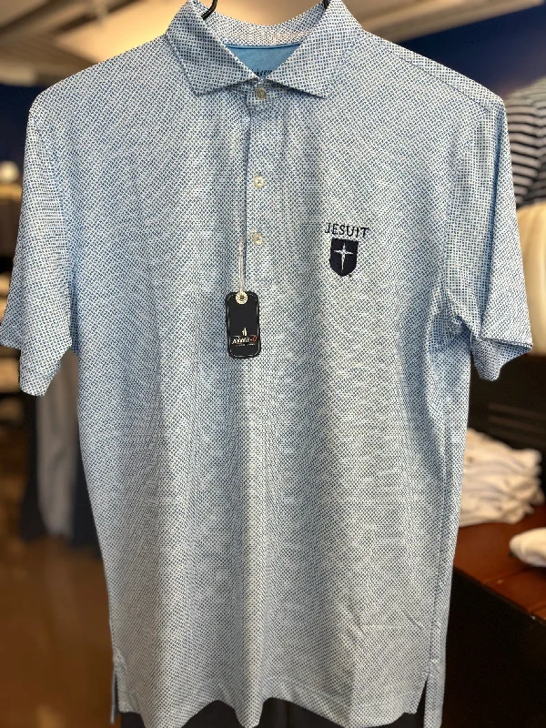 Men's high - collar polo shirts with a modern twistJohnnie-O Gaston Polo in Maliblu