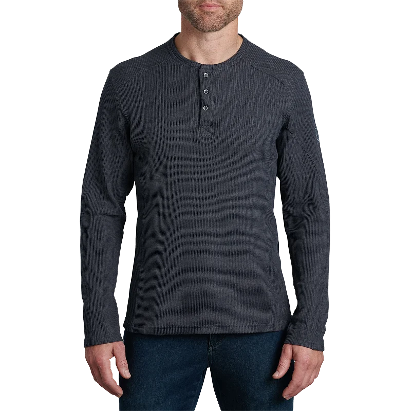 Men's Graphic - Printed Casual Shirts with Pop - Culture References for a Fun and Stylish LookMen's Konflikt Henley