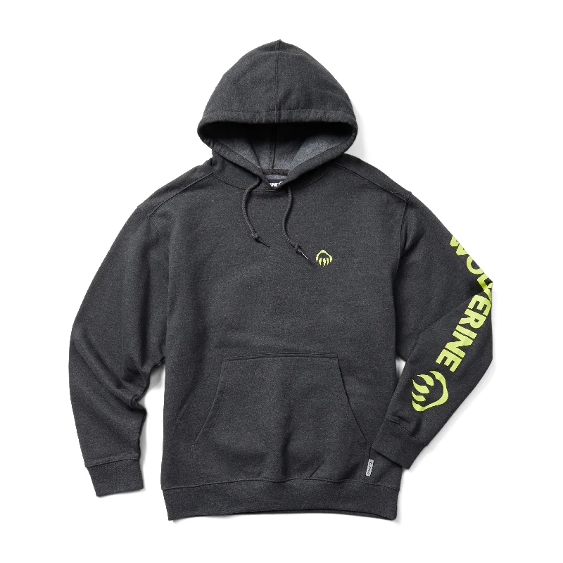 Men's Long - Line Oversized Casual Shirts in Dark Gray for a Relaxed and Modern LookWolverine Men's Graphic Pullover Long Sleeve Hoodie