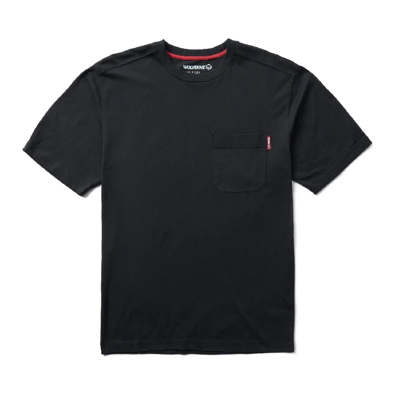 Men's Organic Cotton Casual Shirts with a Soft Handfeel for Everyday ComfortWolverine Men's Classic Pocket Short Sleeve T-Shirt